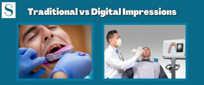 traditional vs digital impressions infographic